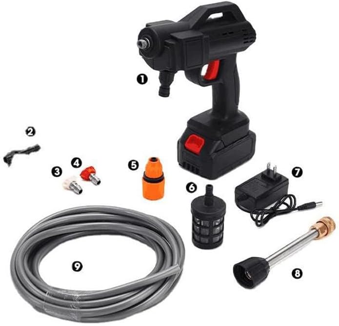 High Quality 48V Wireless High Pressure Washer Gun with Premium Box