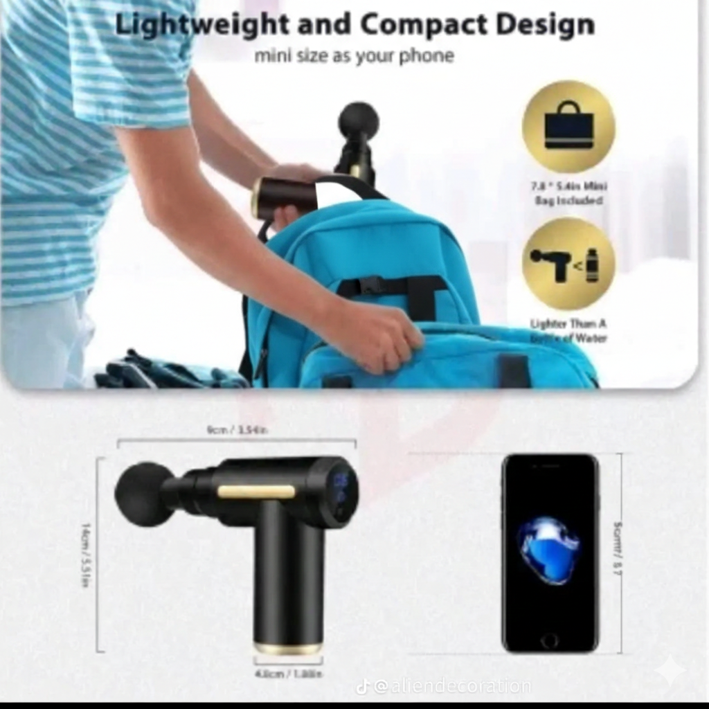 deep tissue massage gun