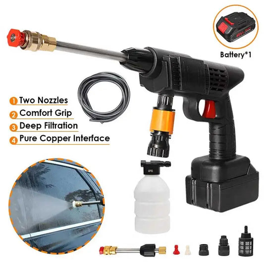 High Quality 48V Wireless High Pressure Washer Gun with Premium Box