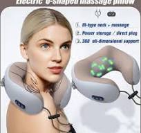 Rechargeable U-Shaped Cervical Massage Pillow