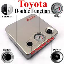 Double Function 12 Volt Portable Electric Car Air Pump